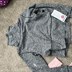 Lululemon womens grey ready to rulu fleece pullover size 2